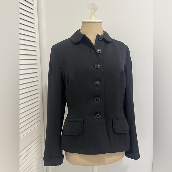 Jackets & Blazers - Elegant Vintage Black Women's Blazer